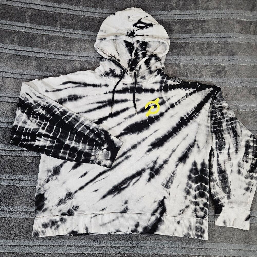 Peloton Lightweight Tie-Dye Cropped Pullover Hoodie Women's Large